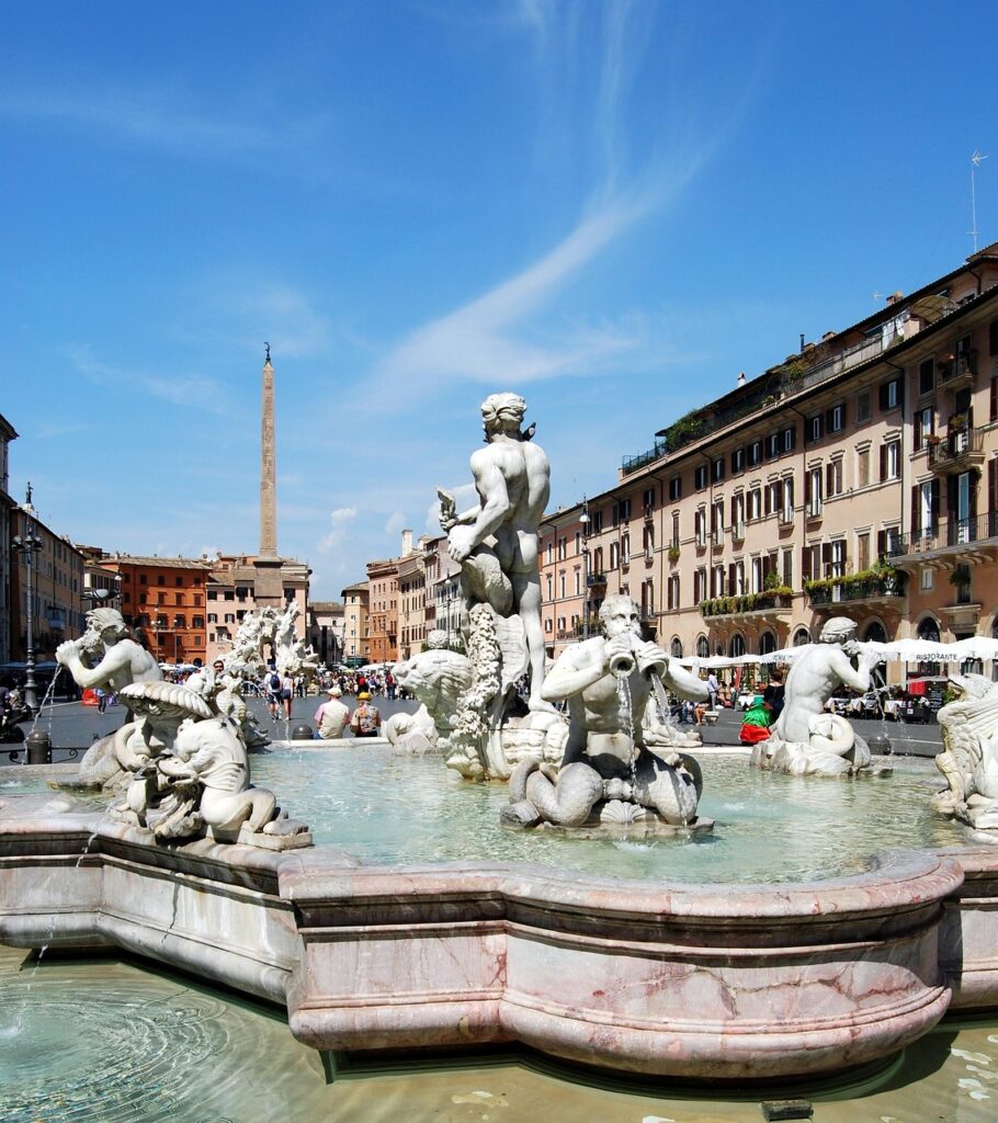 Les meilleurs arancini et versions romaines 16 piazza navona ornate fountain at twilight