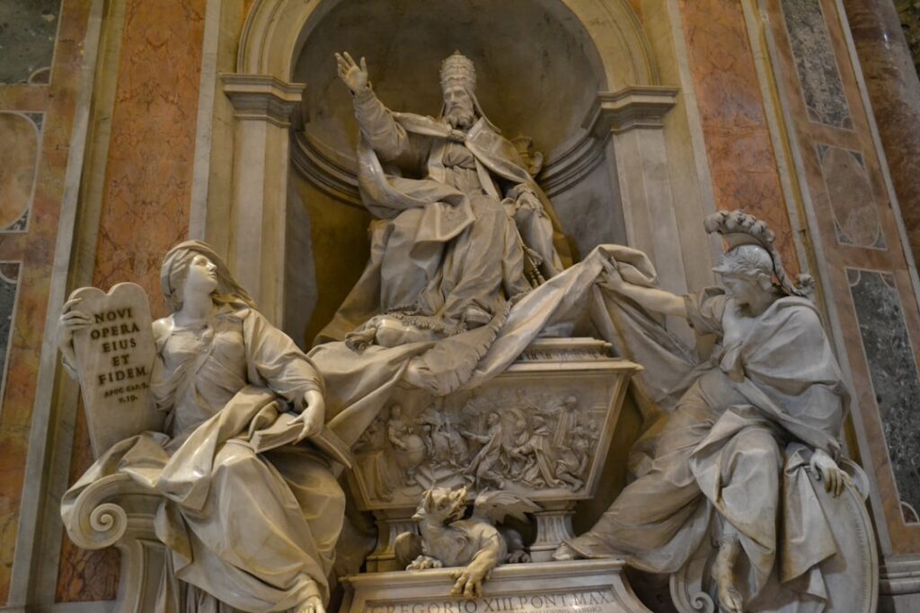 san giovanni in laterano basilica facade detail