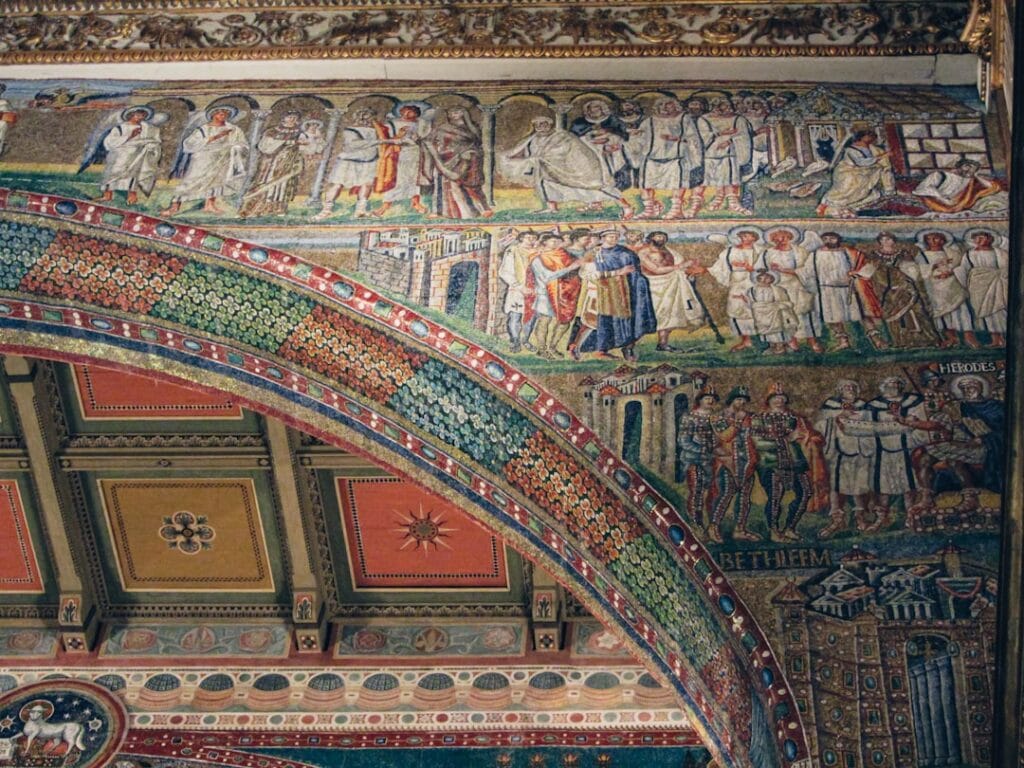 Mosaïques du Vatican : guide visuel 5 vatican museums mosaic panel showing tesserae detail