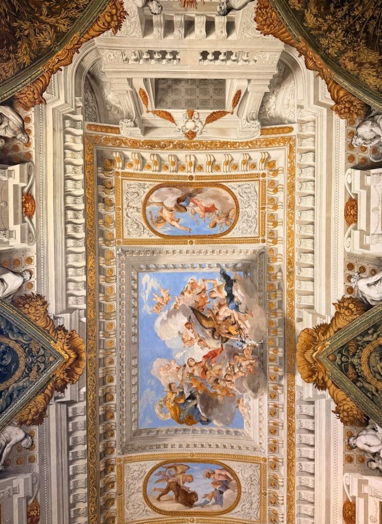 ornate fresco ceiling